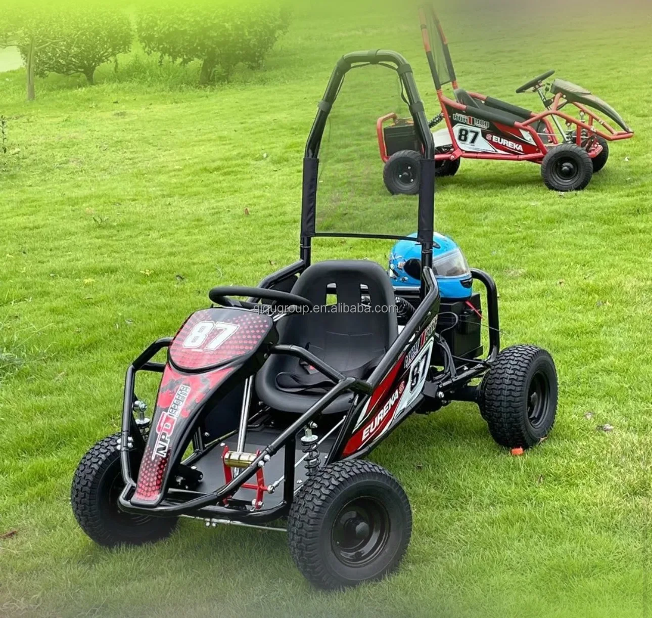 Amusement park game zone high speed electric good quality electric pedal cheap race go kart car prices