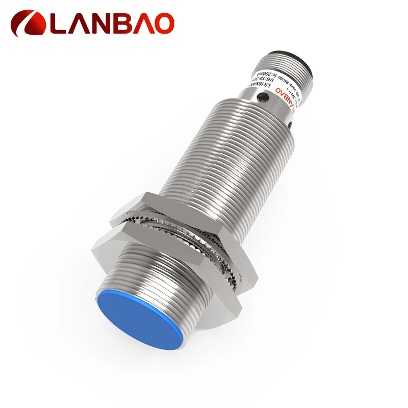 LANBAO Цилиндрические DC 3/4 провода M12 разъем Индуктивные датчики