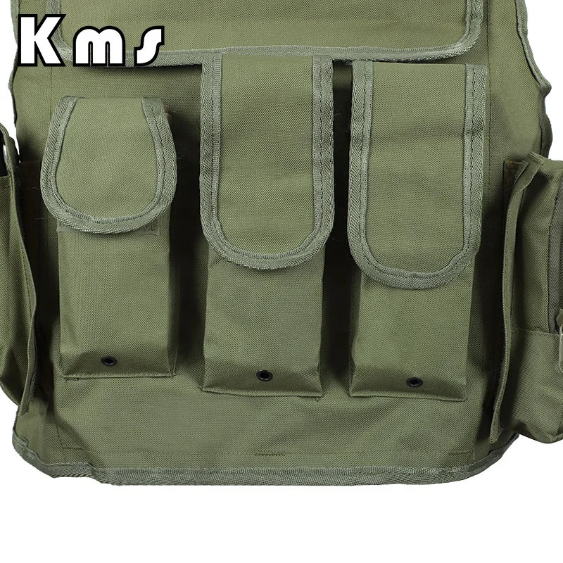 KMS Custom Adjustable Soft Green Security Guard Vest Sale Vest Greencity Tactical Assault Gear Tactical Vest Plate Carrier