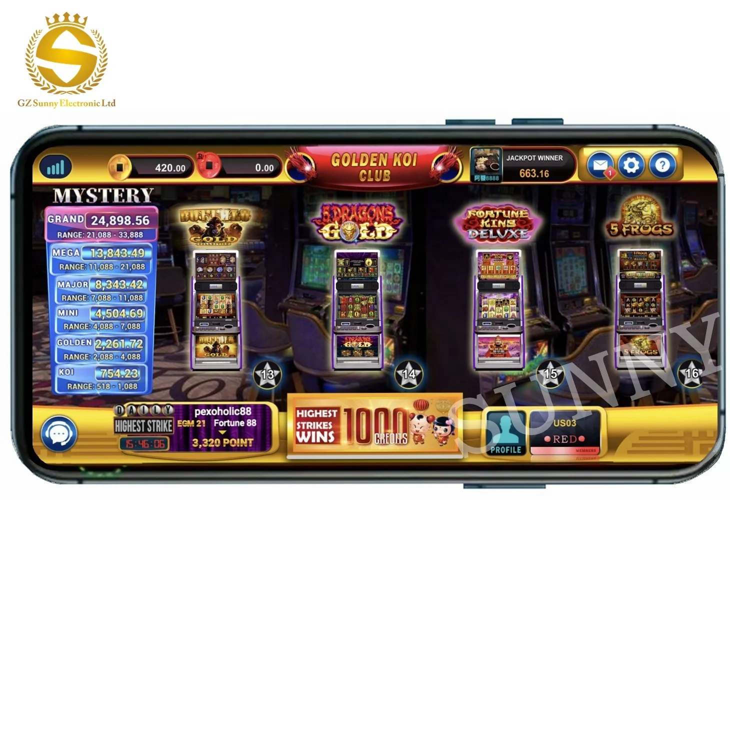 online gaming/online games/online high holding profit online game software app