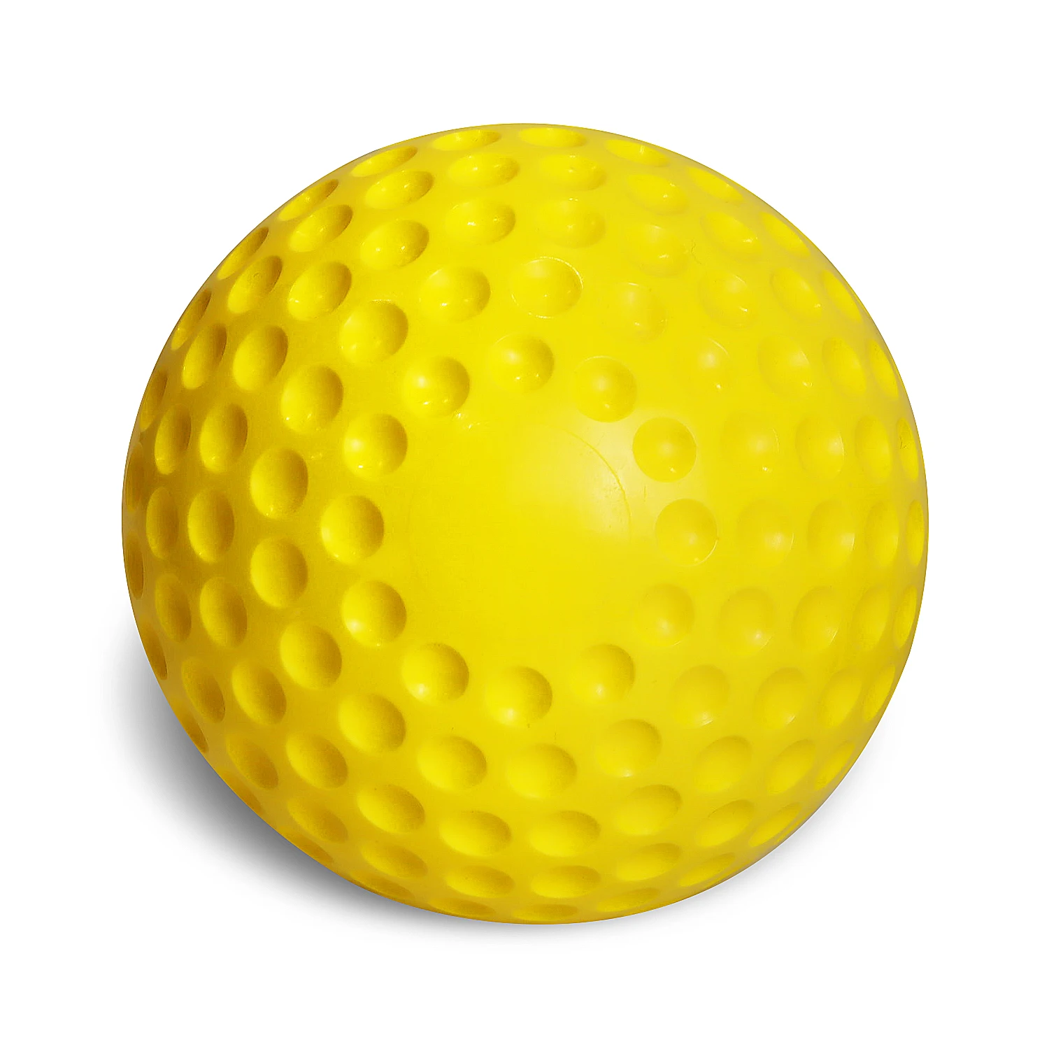 Custom logo 9',12' Yellow Dimple training Pitching Machine Baseball Softball Ball