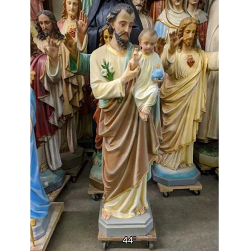 Hot Sell Holy Family Figurine Christmas Decorative Resin Jesus Statue Religious Resin Statue For Indoor Decoration