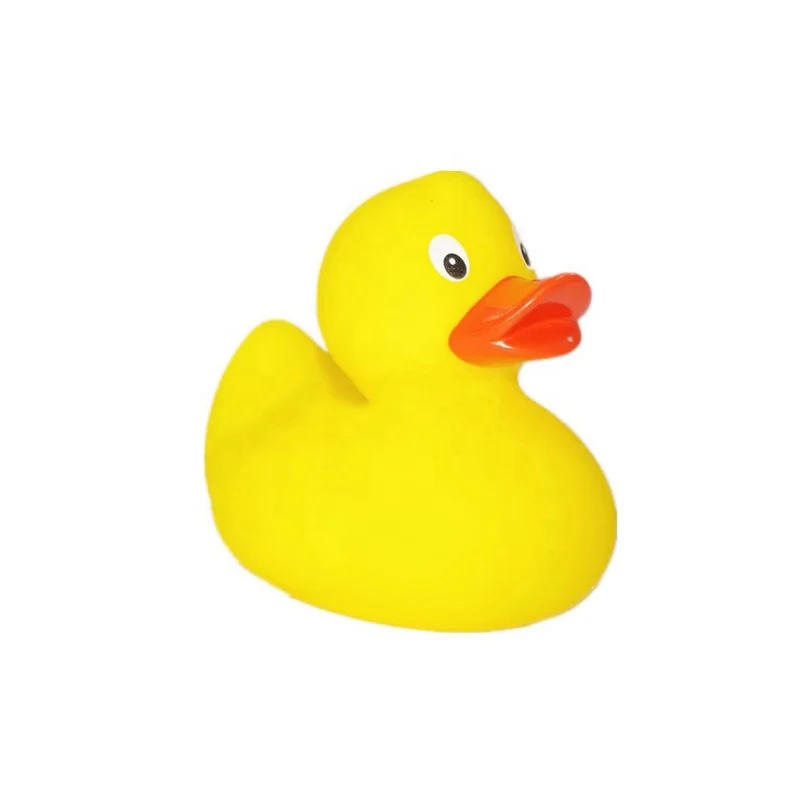 Hot Sale Custom Serial Number Plastic Yellow Floating Weighted Racing Rubber Duck