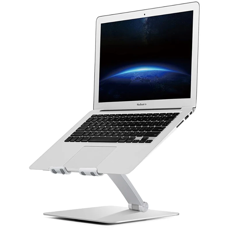 Высококачественная Универсальная регулируемая портативная складная подставка для ноутбука Yicosun из алюминиевого