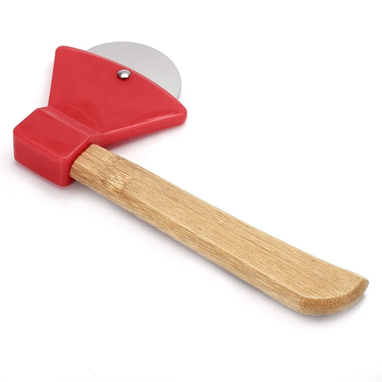 
Ultra Sharp Stainless Steel Pizza Slicer Soft-touch Handle Pizza Cutter Wheel Pizza Cutter Rocker 
