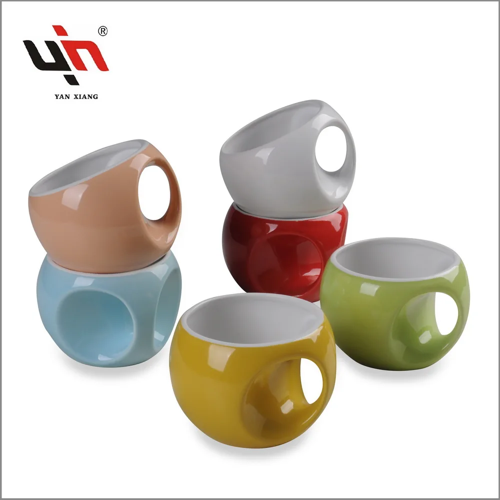 Factory Hot Sale Modern Gift Stoneware Set of 6 PCS Round Ceramic Coffee Mug Custom Logo Ceramic Mug