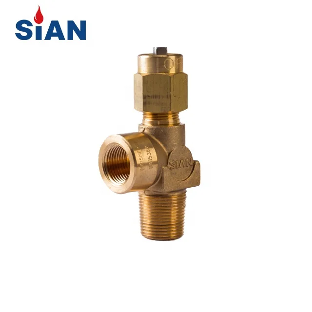 SiAN QF-2D Customization Nitrogen Valves Range Needle Type O2 Air N2 Cylinder Brass Medical Use Oxygen Gas Safety Control Valves