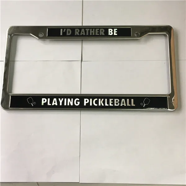 Чехол для номерного знака хромированный глянцевый металлический держатель для номерного знака