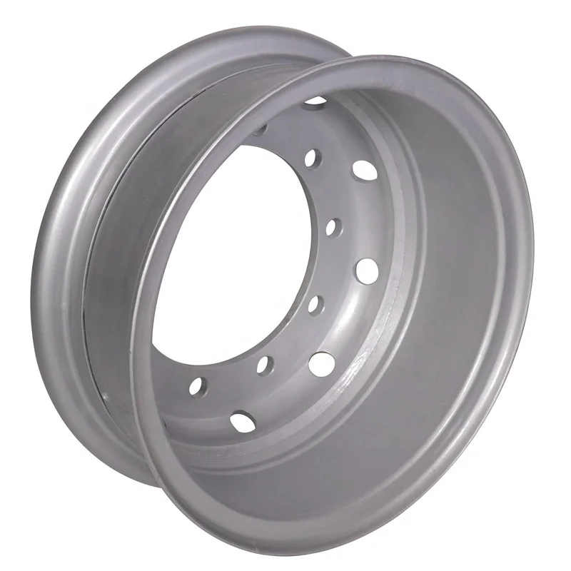 High Quality Heavy Truck Rims 6.5-20 Inch Steel Wheels Tyre Size Freightliner Truck Parts