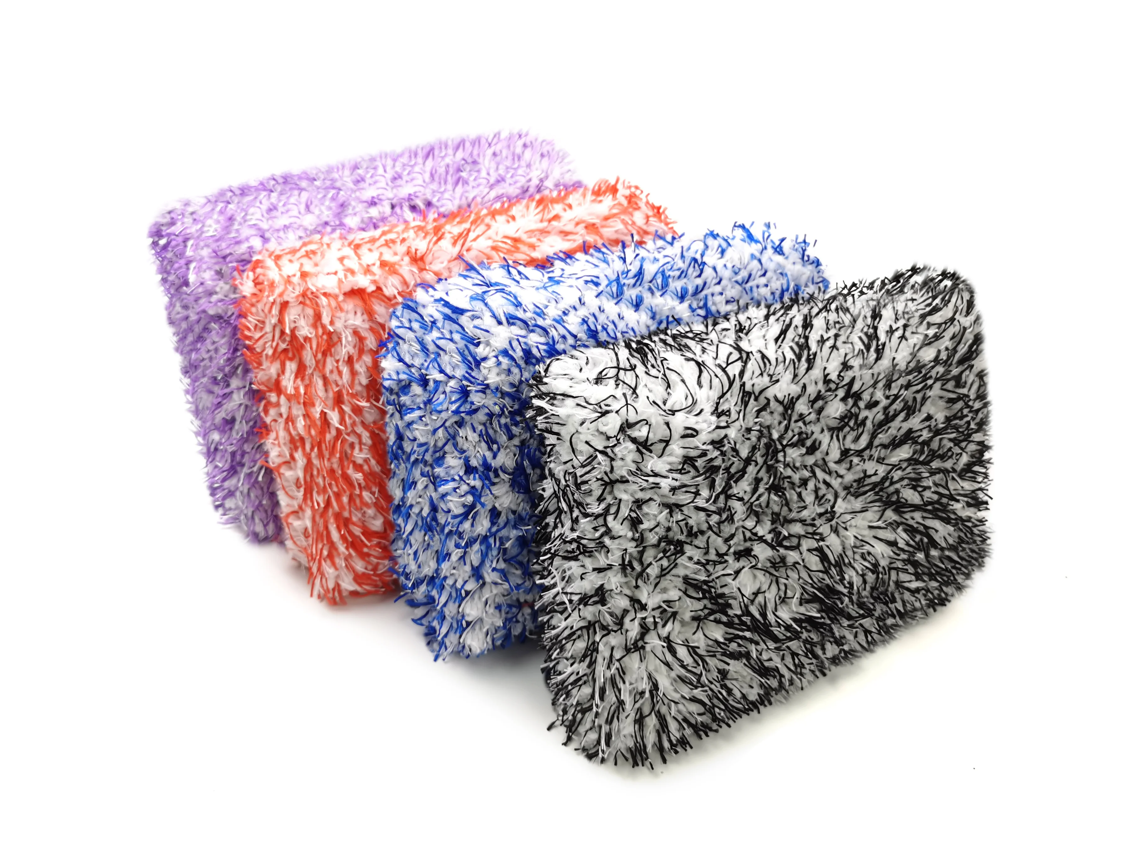 PINKDETAIL Premium Microfiber Car Wash Pad Car Cleaning Sponge Soft Wash Pad