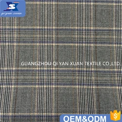 Оптовая продажа, полиэстер, вискоза, смесь композиций, клетчатый дизайн, текстурированный костюм, мужской костюм, Блейзер, ткань для зимы
