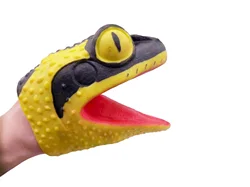 Manufacturer Spot Shark Soft Silicone Kids Playing Toys Role Playing Animal Lizard Hand Puppet