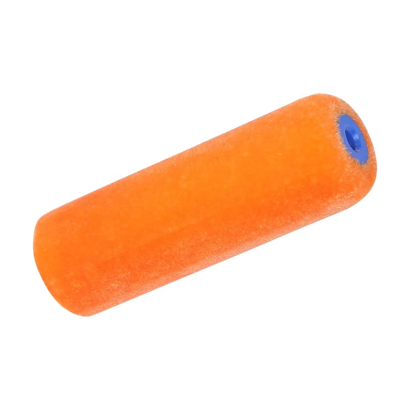 High Quality Orange Flock Foam Paint Roller Cover