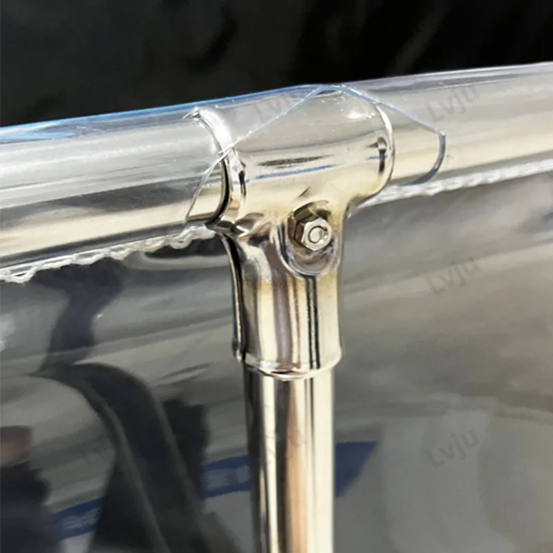 Аквариум Lvju большого размера и цвета на заказ для коммерческих рыбных водоемов из нержавеющей стали