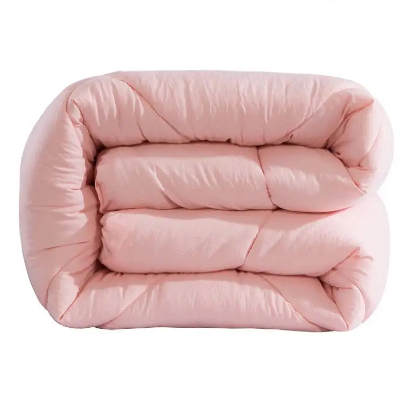Custom size reversible down alternative duvet microfiber comforter