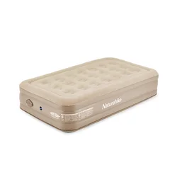 Naturehike outdoor camping air bed sleeping pad pvc heightened air mattress with Built-in pump