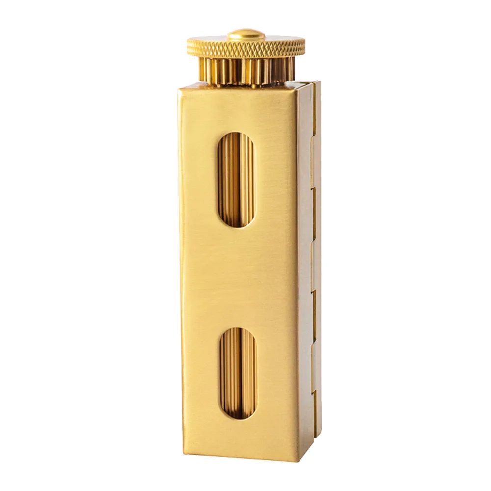 Vintage Brass Cigarette Roller Manual Cigarette  Machine with Storage Bag Fits 70mm Paper Elegant Tobacco Roller