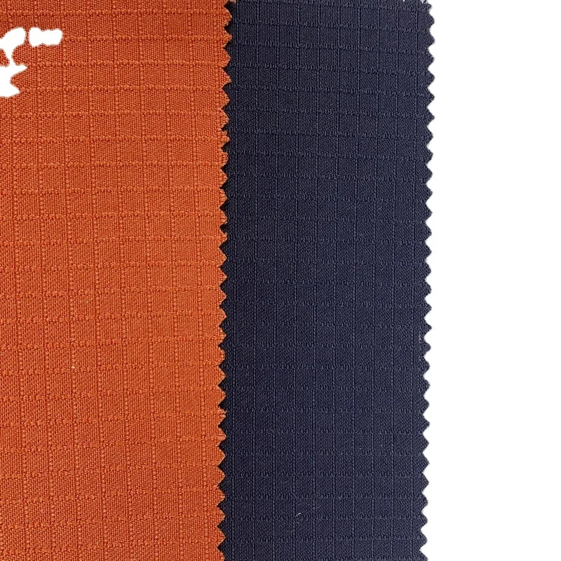 Flame retardant Aramid IIIA Fabric 93% Meta-aramid 5% Para-aramid 2% Antistatic Orange and Blue