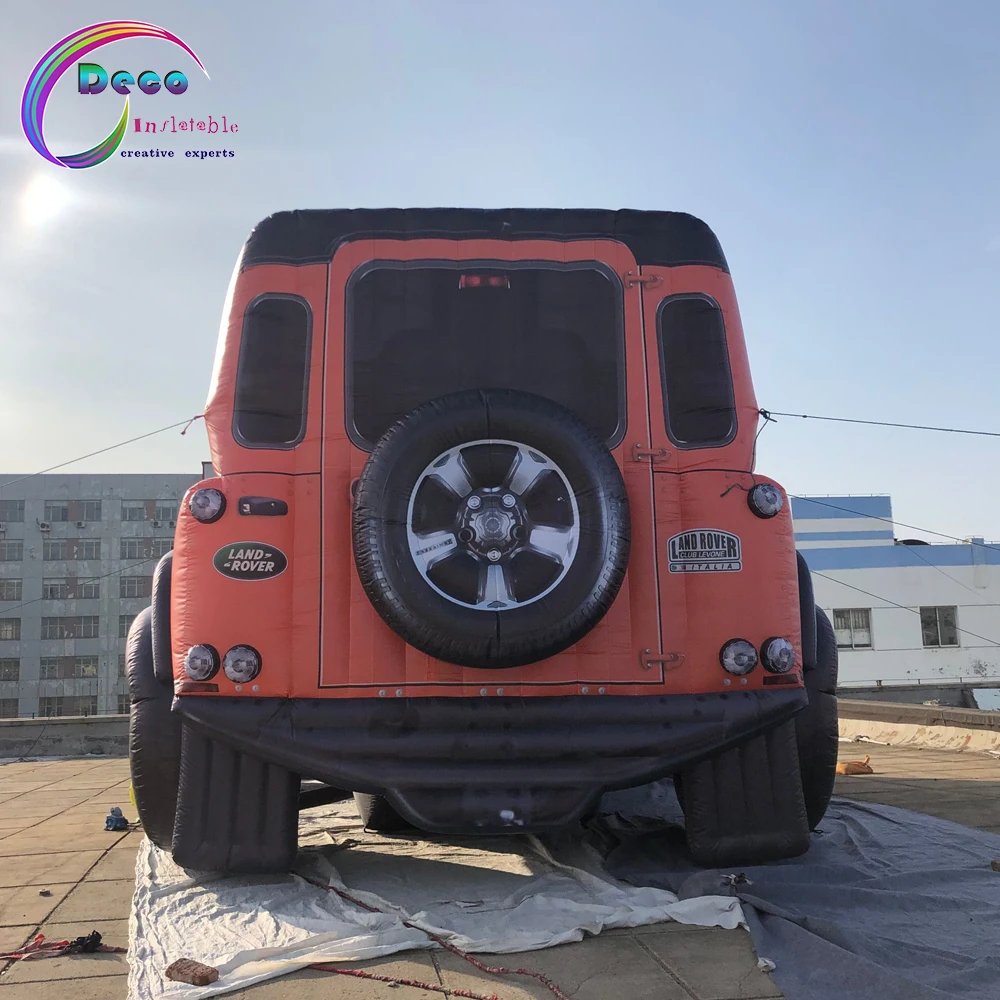 Гигантская наружная реклама надувной трактор jeep