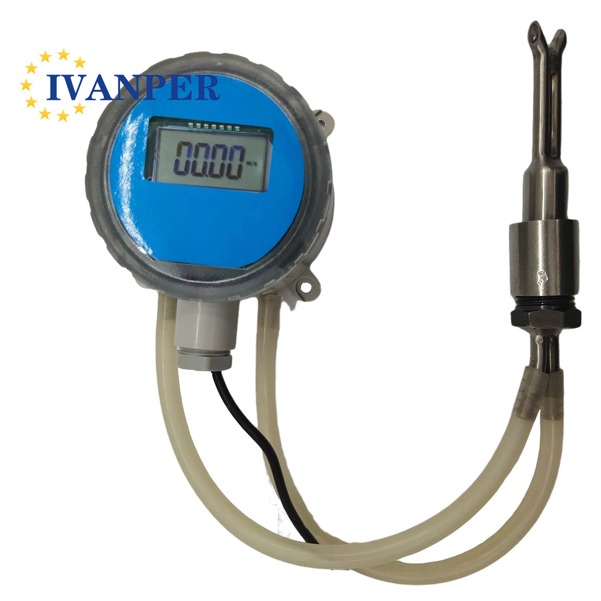 Высокотемпературный Датчик скорости ветра нового поколения, антиблокирующий анемометр для трубопровода