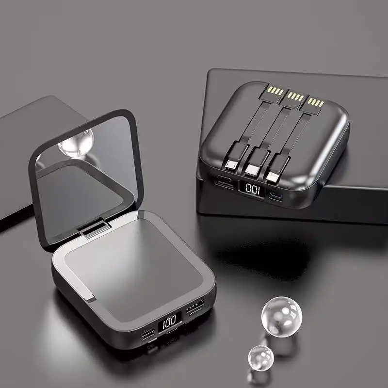 20000mah Mini Power Bank Mirror Display Pd Fast Charge Mini Power Bank - Buy Powerbanks,Power Bank Mobile Charger,Powerbank 2000