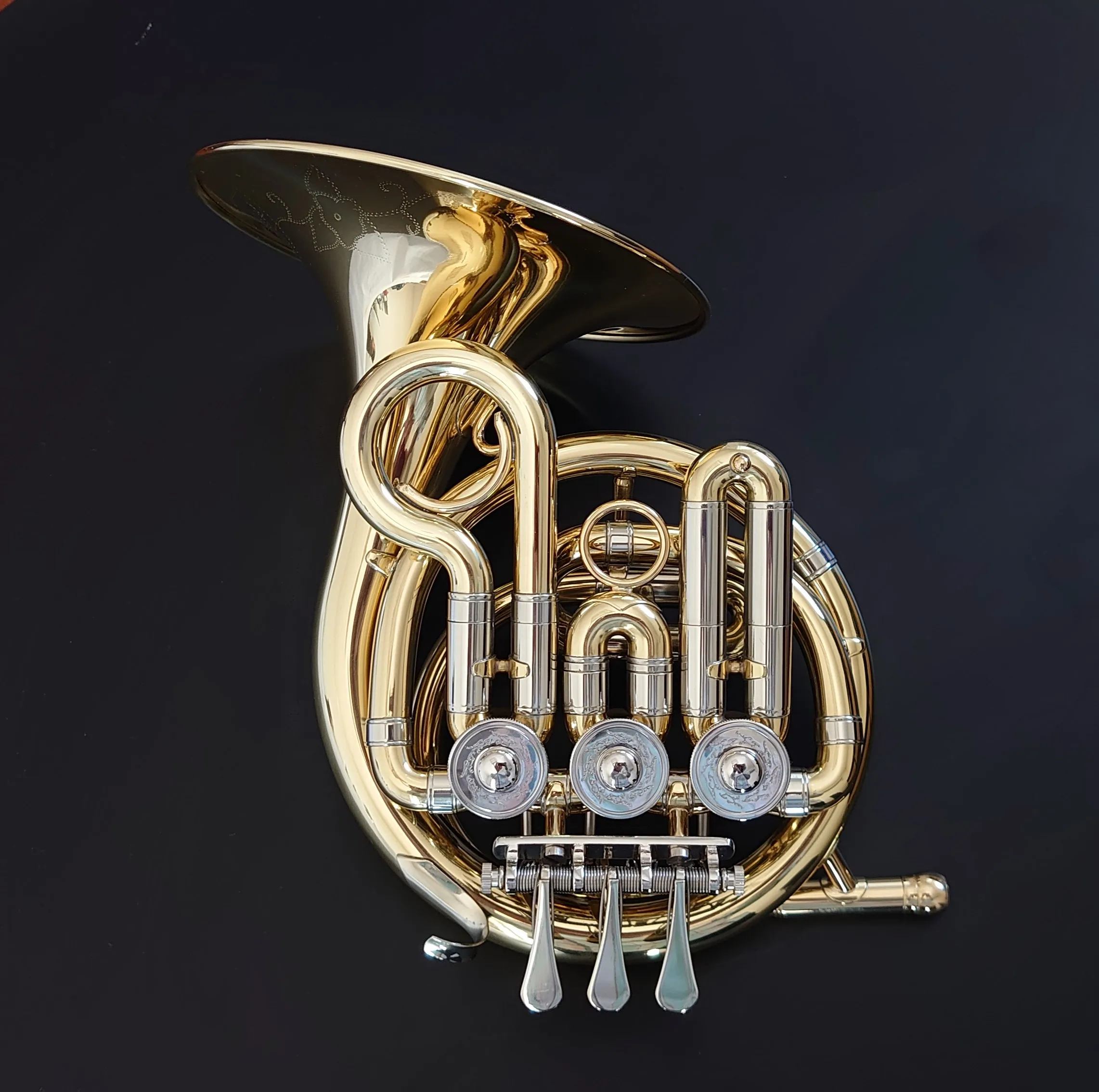 Wholesale french horn instrument special popular piccolo french horn for sale HIGH F key french horn