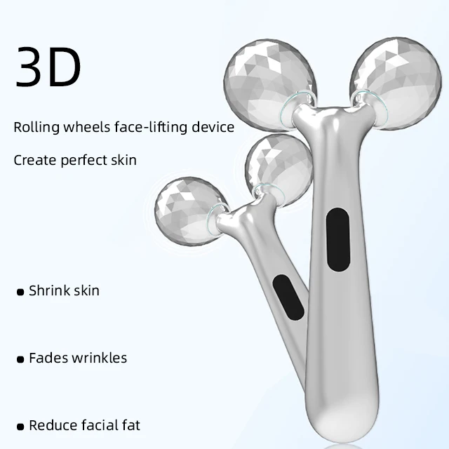 Solar Charging Customized Design Microcurrent Machine Thermolift Beauty Device For Face Lifting