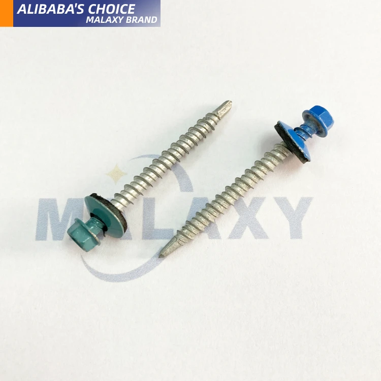 MALAXY Hot Sale Hex Head Roofing Screws Taiwan Quality C1022a Slef-drilling Screw Din7504k Hex Head Self Drilling Screws