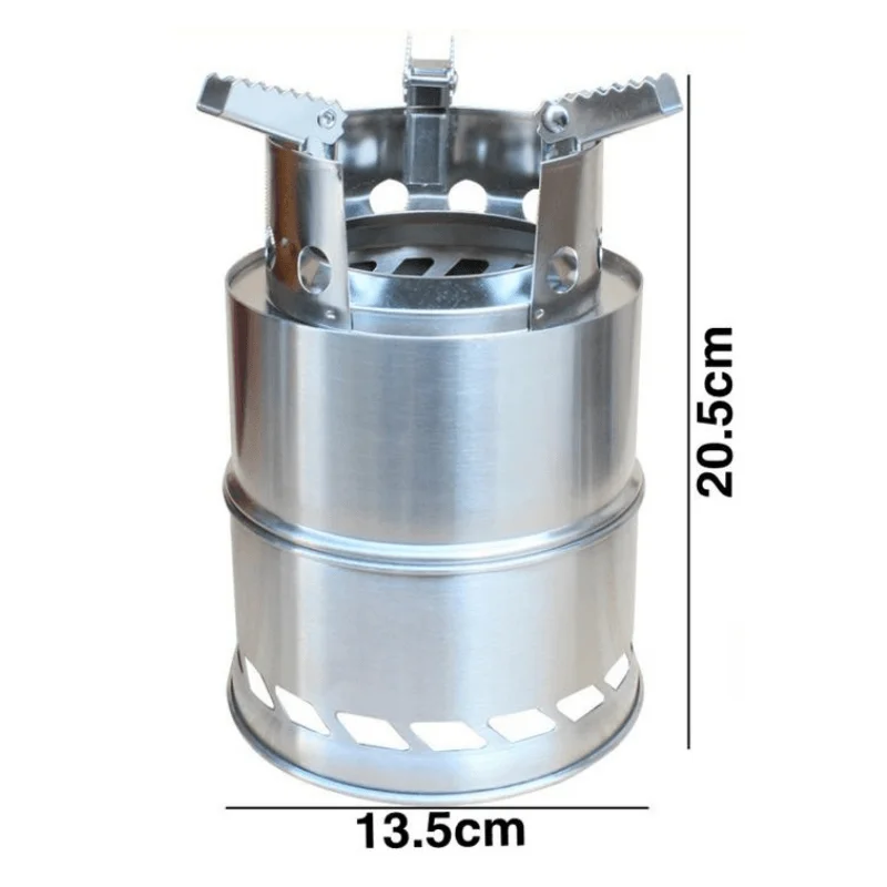 Polar Everest Fire Pit Camping Stove Smokeless Outdoor Garden Portable Assembled Table Top Wood Burning Alcohol Gas Stove