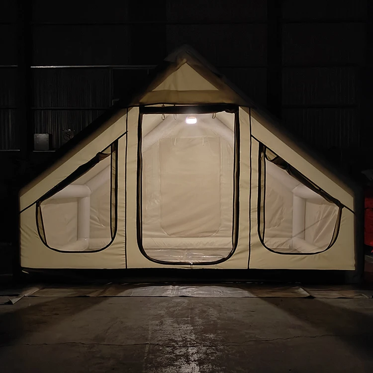 Buy Custom Products Inflatable Tent Camping Air Dome Pump Inflatable Canvas Cabin Tent Tourist Desert Coody Inflatable Tent