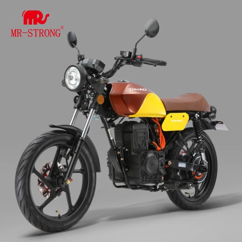 2024 Brand New Wind Electric 2-Wheel Motorcycle Tool with Leather Jacket 72V New Energy Power