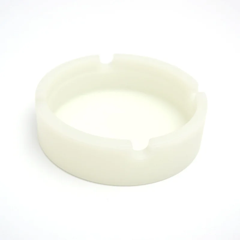 JTX729 Luminous Cigarette Ashtrays Portable Heat Resistance Cigar Smoking Ash Tray Silicone Smokeless Ashtray