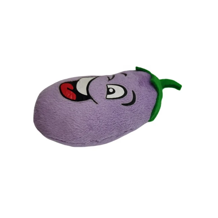 Oversized cuddly eggplant and vegetable stuffed toy cozy baby pillow stuffed toy