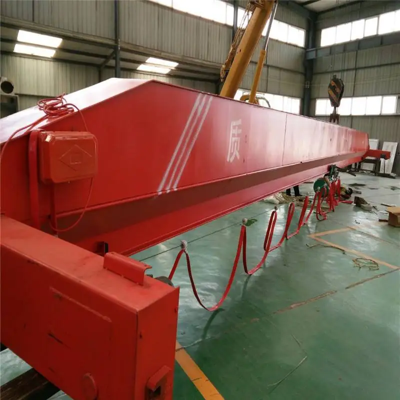 Electric Trolley Travelling Single Beam Bridge Overhead Crane Bridge New Product Provided 2 Ton Engines Truck Crane 6m 8 Wheels