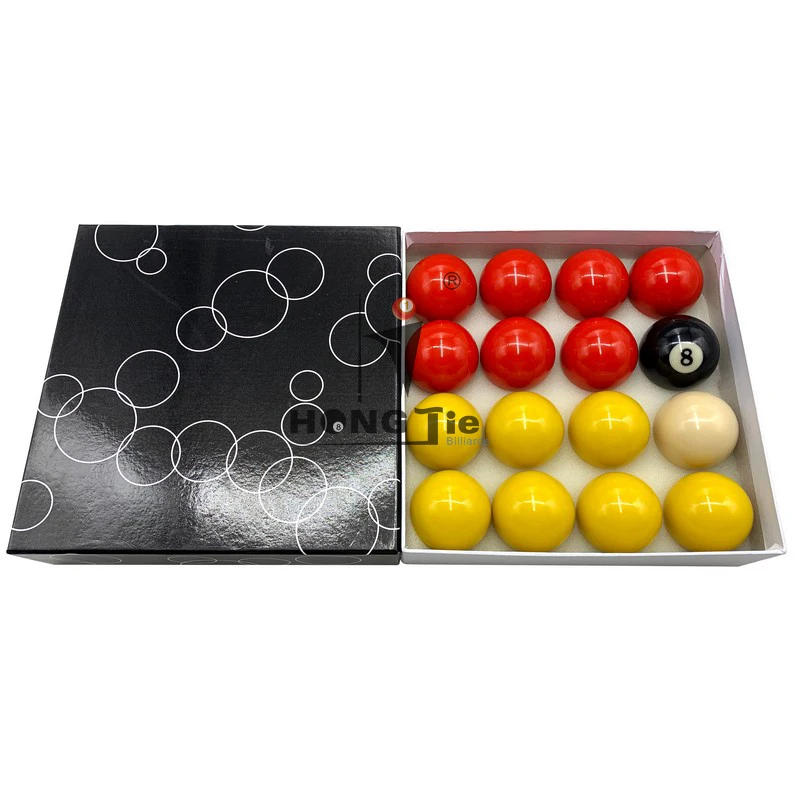 Hongjie Billiard High quality and Economic Billiard casino ball, yellow and red pool balls