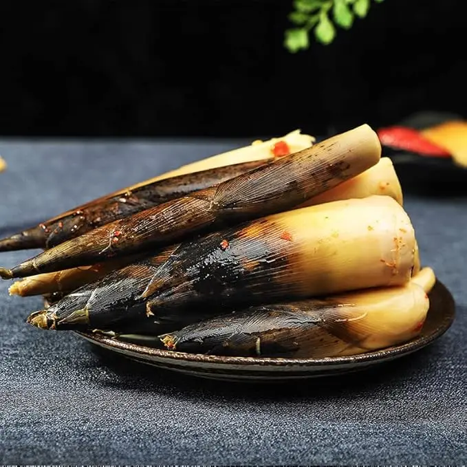Meisei fresh whole bamboo shoot peel 300g in salt brine for instant pickled vegetables recipes