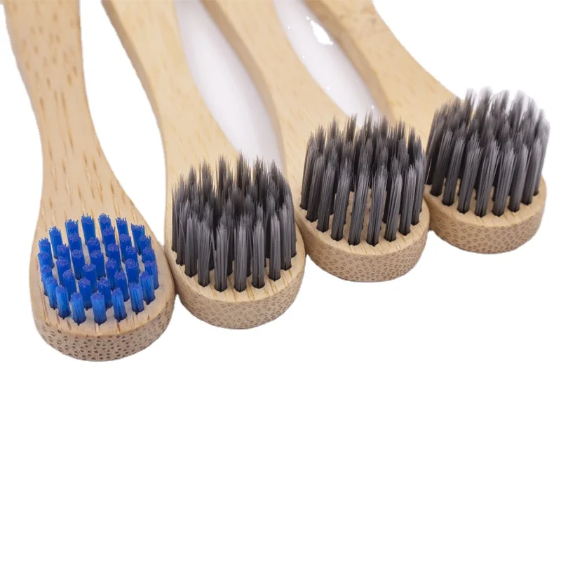 Bamboo Long Handle Brush Tongue Cleaner For Mens And Women Biodegradable Organic Eco Friendly Tongue Cleaner Brush Tongue Brush