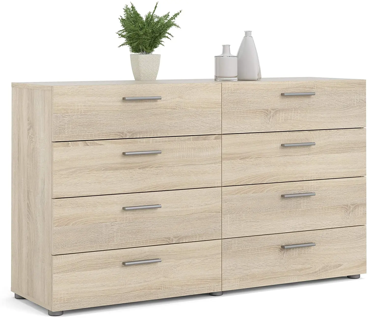 6 drawer hot sale wide chest of drawer white dresser