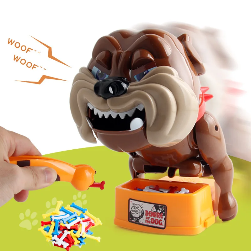 Evil Dog Mouth Bite Finger Game Toys Funny Dentist Bite Joke Toy for Kids Family Prank Tricks Best Decompression Toy