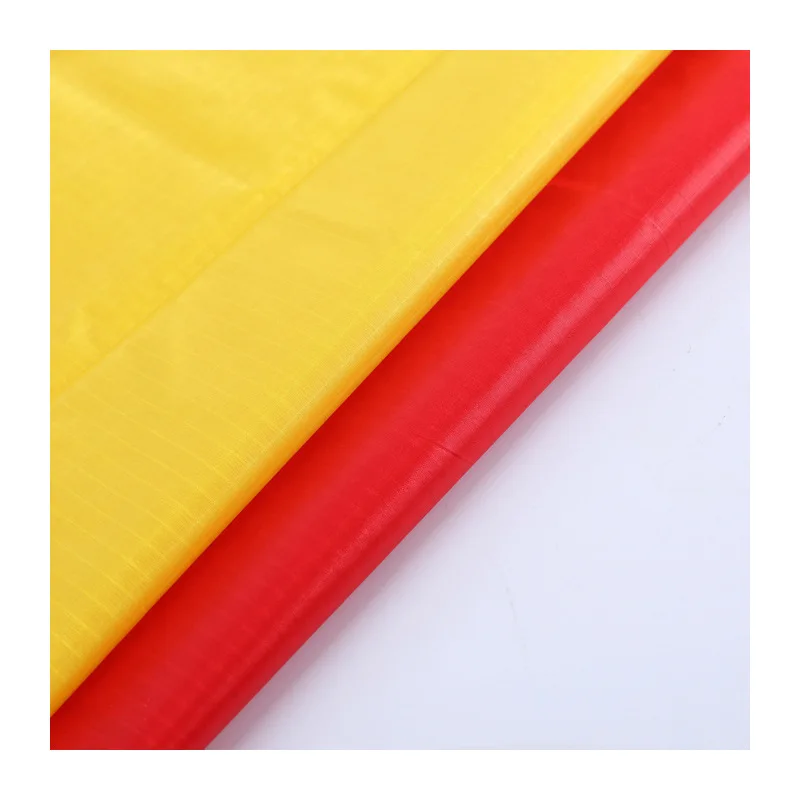 30D Nylon 66 ripstop Waterproof Silicone/PU Coating Nylon Ripstop Fabric For Camping Tent/Tarp  parachute