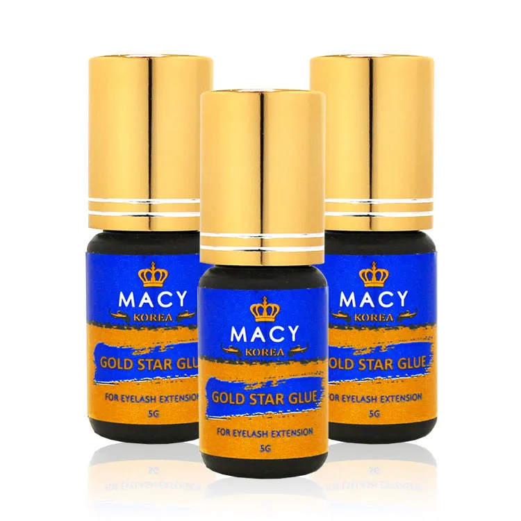 Macy Beauty Eyelash Gold Star Glue With Wholesale Price
