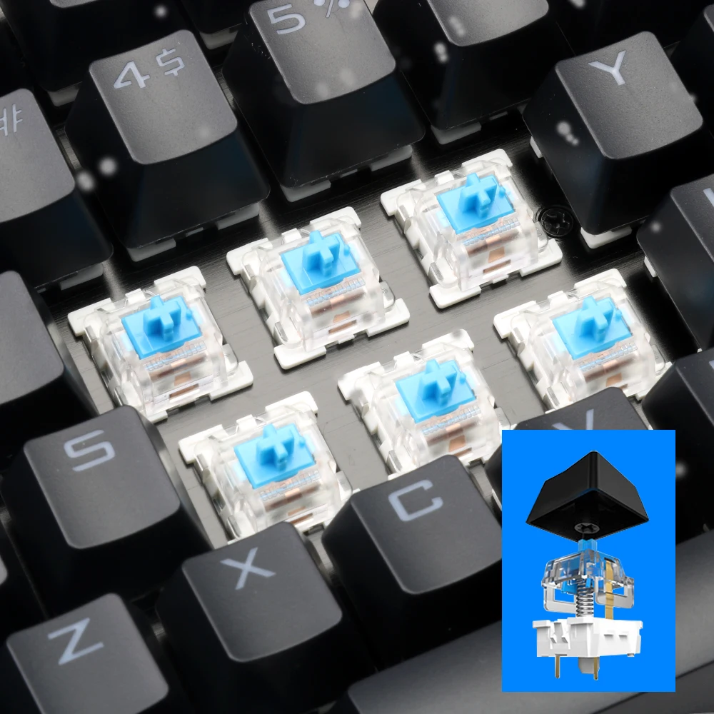 OEM Profile 104 Key 61 87 Double Shot PBT Custom Backlit Keycap Set