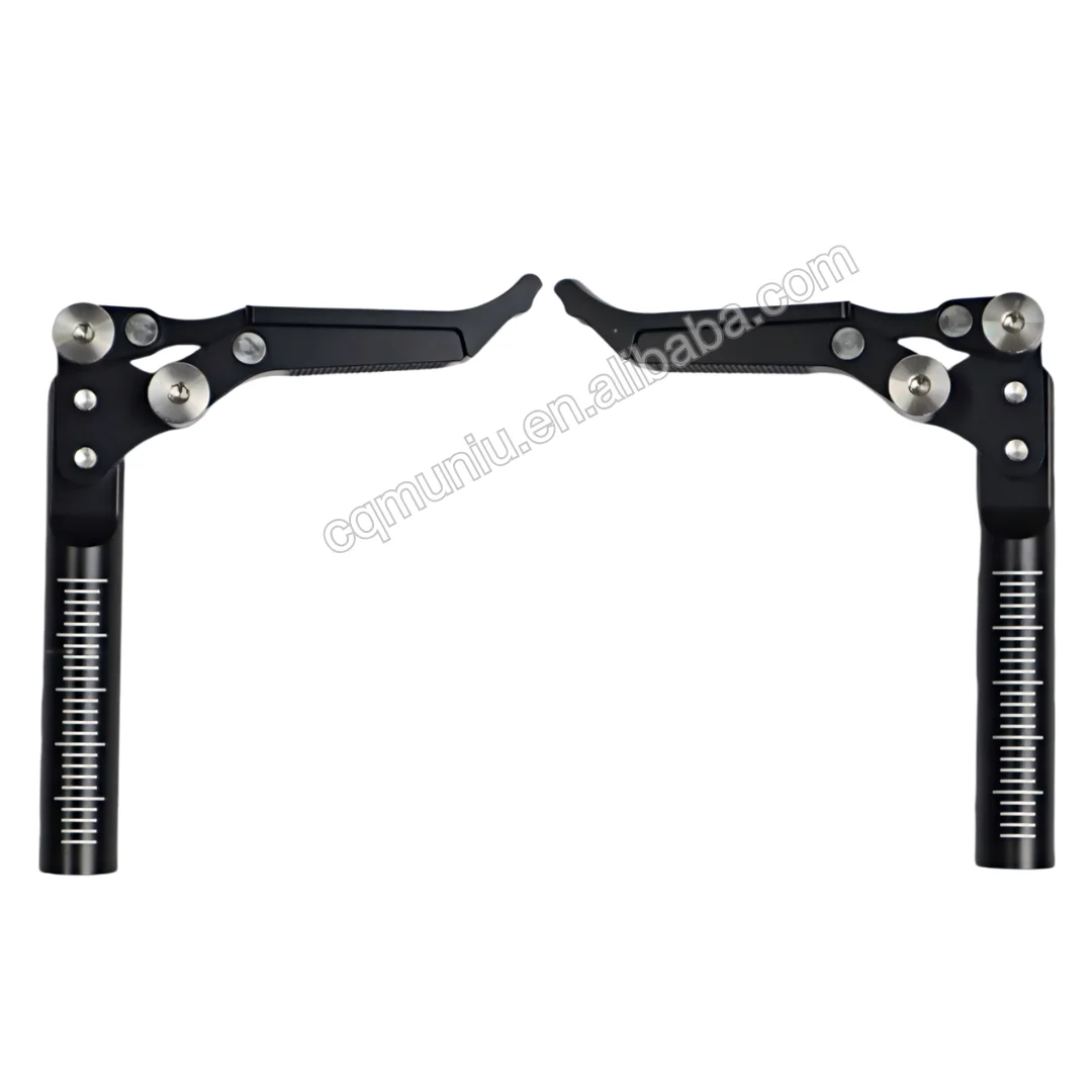 MUNIU Wheelchair Brake Spare Parts Aluminum Alloy Wheel Lock Sport Wheelchair Brake