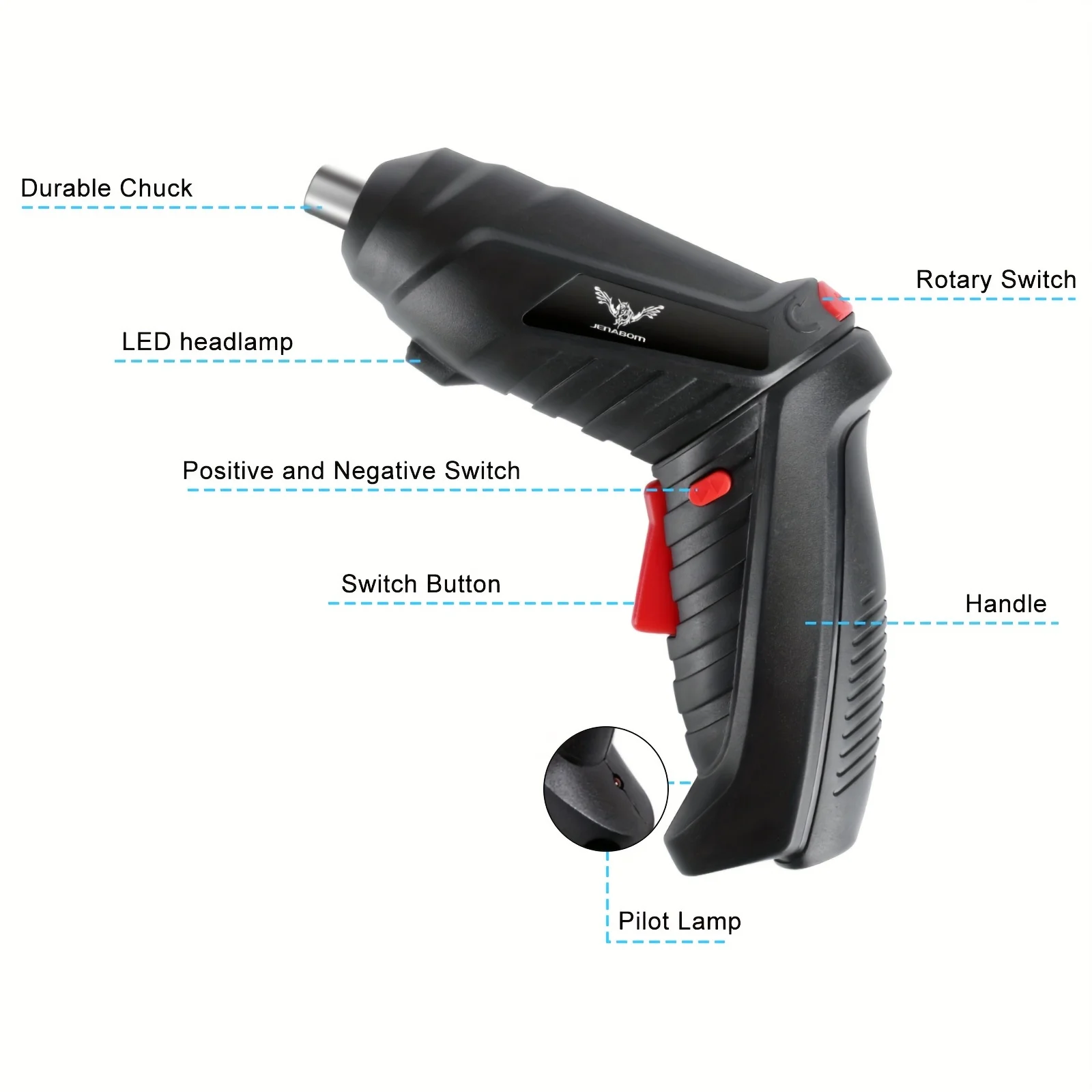 OEM ODM 3.6V Li-Ion 3.5Nm Max Torque Electric Cordless Screwdriver Rechargeable Drill for DIY & Industrial Use Wholesale