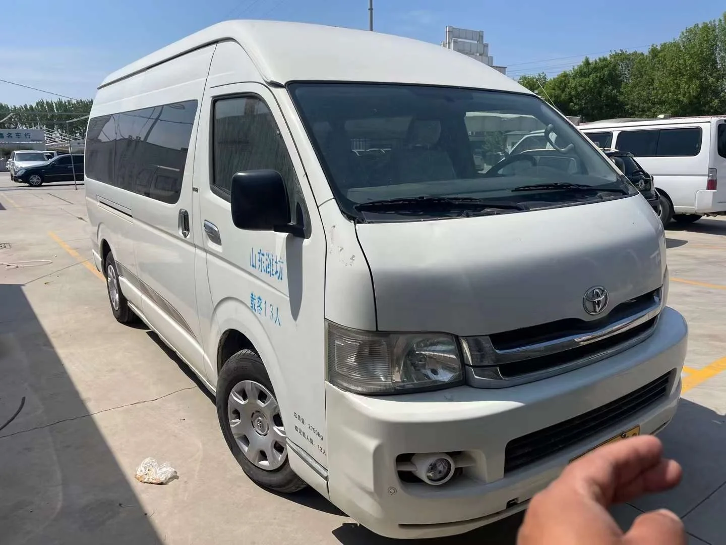 Самая продаваемая цена Подержанный Toyota Van Hiace Mini Bus б/у