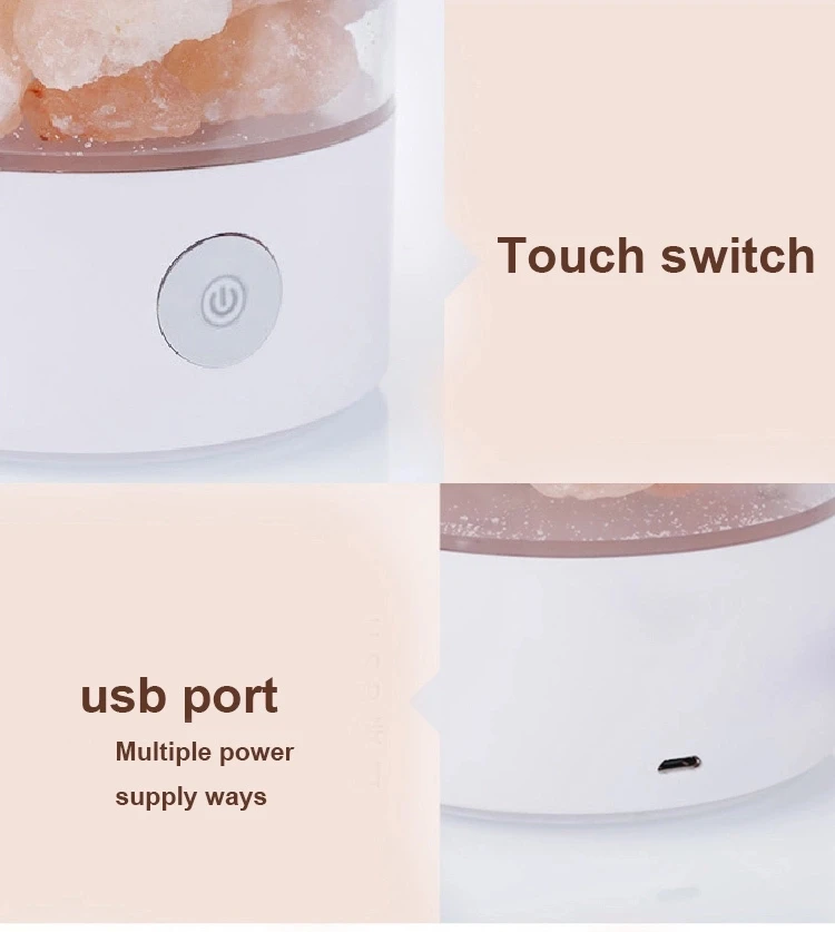  Оптовая продажа новый продукт USB круглые хрустальные малазийские гималайские Соляные
