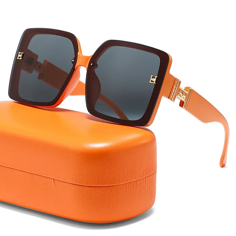 Sunglass 2023 Women Men Sun Glasses Shades Square Trendy Wholesale Oversized Luxury Sunglasses