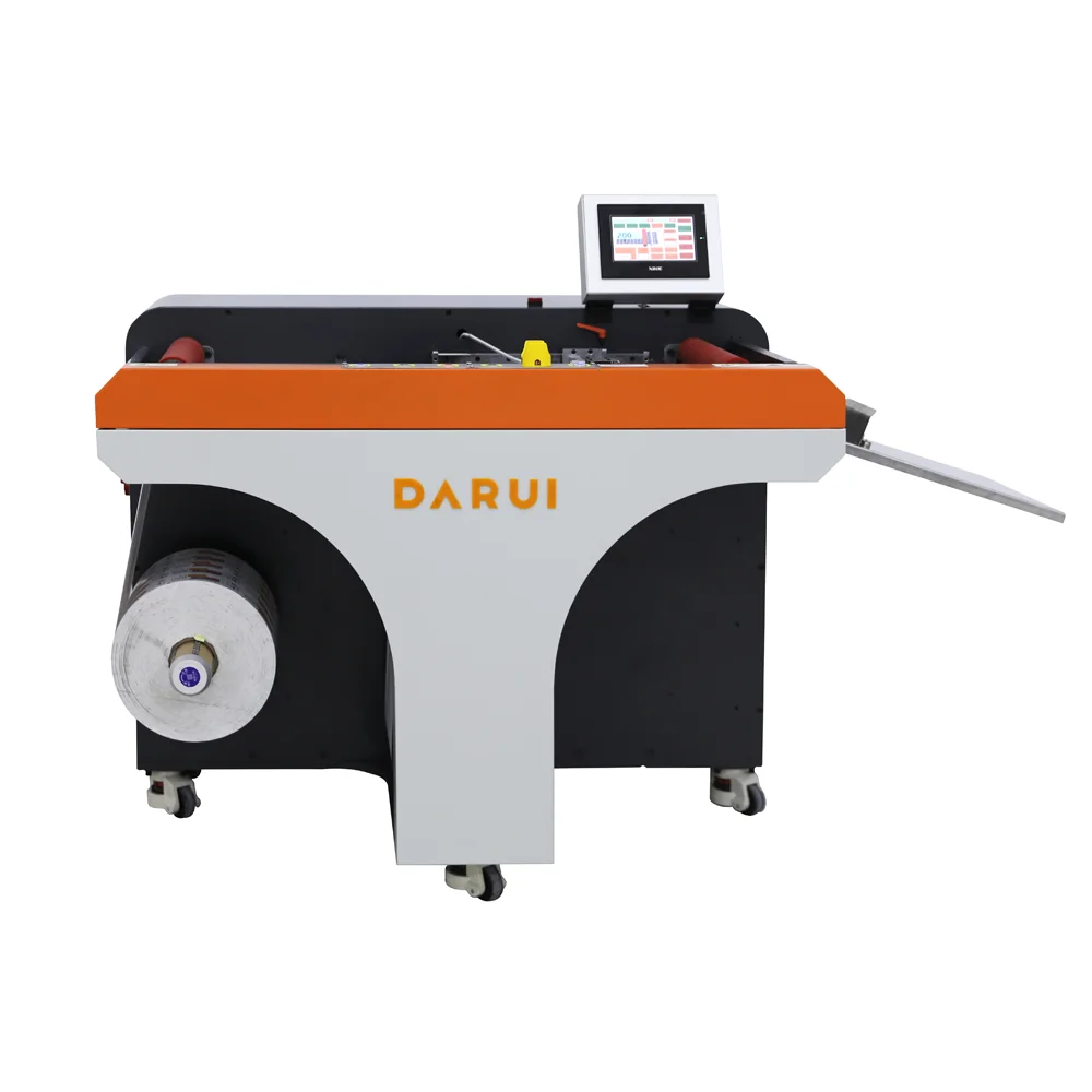 DARUI Q1 High Speed Sheeting Cutter Automatic Adhesive Roll to Sheet Label Printing Solution