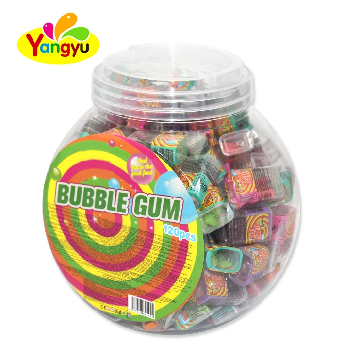 Fruit Flavored Mini Chewing Gum in Jar
