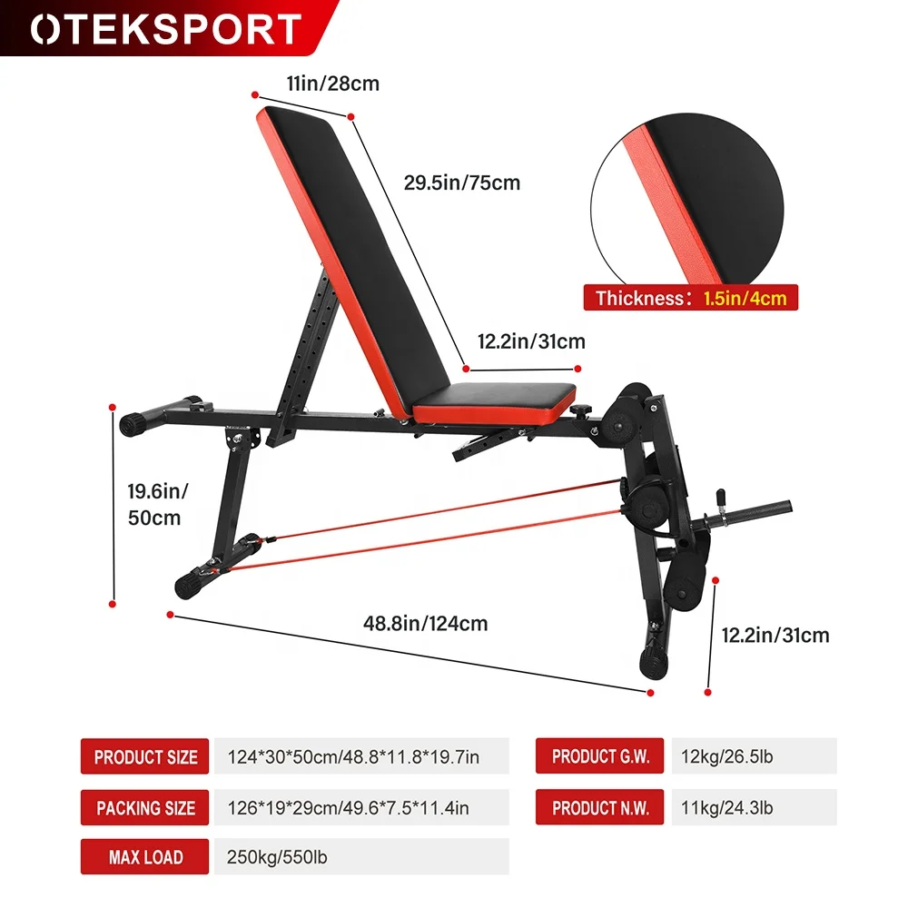 Оборудование для занятий фитнесом сидеть скамья тяжелой атлетики Flybird наклон и снижение Гантели Скамья пресса с сгибание ног
